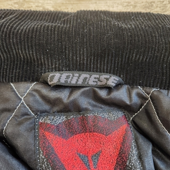 VINTAGE 90s DAINESE  Italian Motorcycle Jacket, Blk/Yellow, EU 56 US Men's XL - Picture 6 of 16